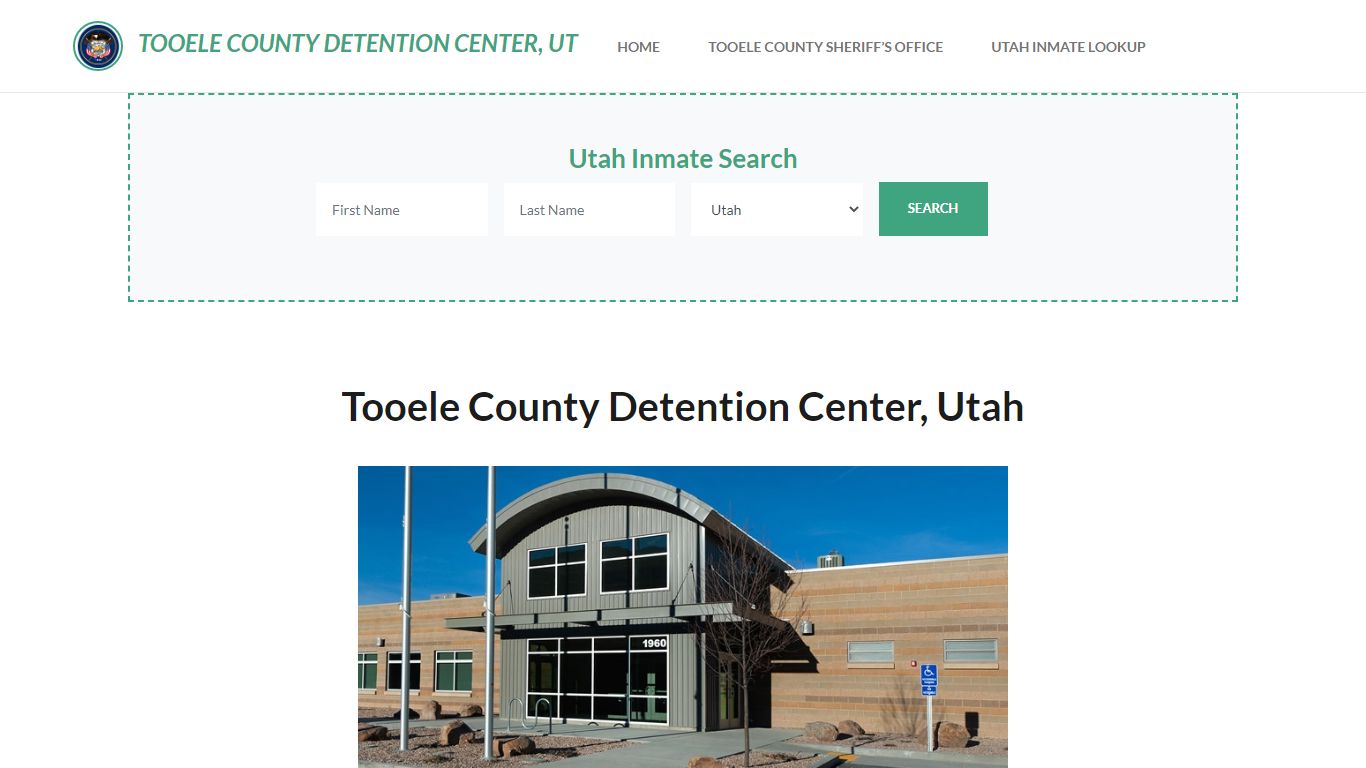 Tooele County Detention Center, UT Inmate Roster, Offender Search